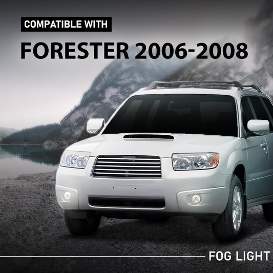 G-PLUS Left Front Fog Light Assembly Driving Lamp Compatible with Subaru Forester 2006-2008 84501SA190