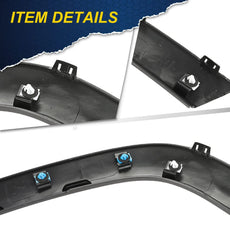 G-PLUS Fender Flare for Jeep Compass 2017-2022 Front Left Black Additional Angle