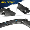 G-PLUS Wheel Opening Molding Fender Flare Compatible With 17-22 Compass, OE Style Black Wheel Cover Protector (Front Left)