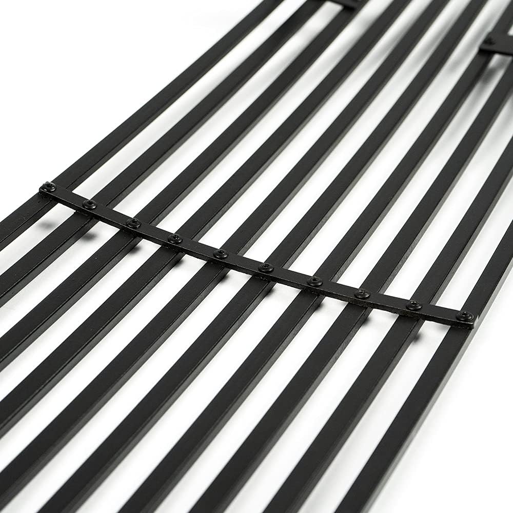 G-PLUS Front Upper Bumper Chrome Billet Grille Insert Compatible With Nissan Maxima 2009 2010 2011 2012 2013 2014 (Black)