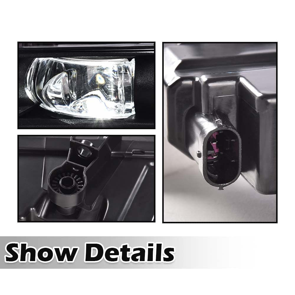 G-PLUS Front Pair LED DRL Fog Lights Lamp Compatible with 2016 2017 2018 2019 BMW G11 G12 740i 750i 63177342953 63177342954 Fog Lamp Accessories neblineros para autos delantero faros antiniebla