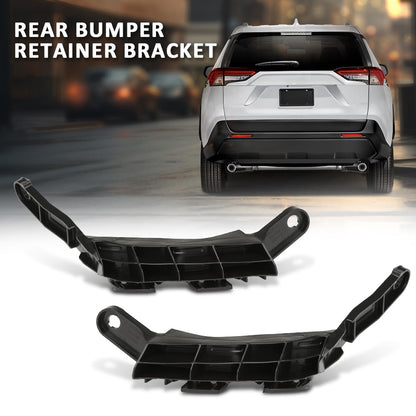 G-PLUS Rear Bumper Face Bar Support Retainer Bracket Compatible with Toyota RAV4 2019-2023,Not Fit Models with Running Boards or Flare Fender Cladding,Only Fit Models with Ground Effects 525620R070