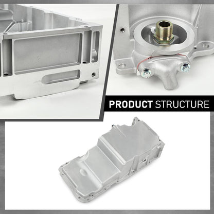 G-PLUS Engine Oil Pan Kit Compatible with Pontiac Firebird Chevy Camaro 1998-2002, Fit for F-Body Low Profile Oil Pan Kit,Fit all GM LS-Series Engines