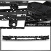 G-PLUS Front Lower Face Bar Grille Compatible with Audi Q5 2021 2022 2023 2024 80A807647G9B9, AU1036123 Black