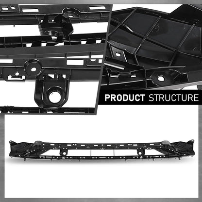 G-PLUS Front Lower Face Bar Grille Compatible with Audi Q5 2021 2022 2023 2024 80A807647G9B9, AU1036123 Black