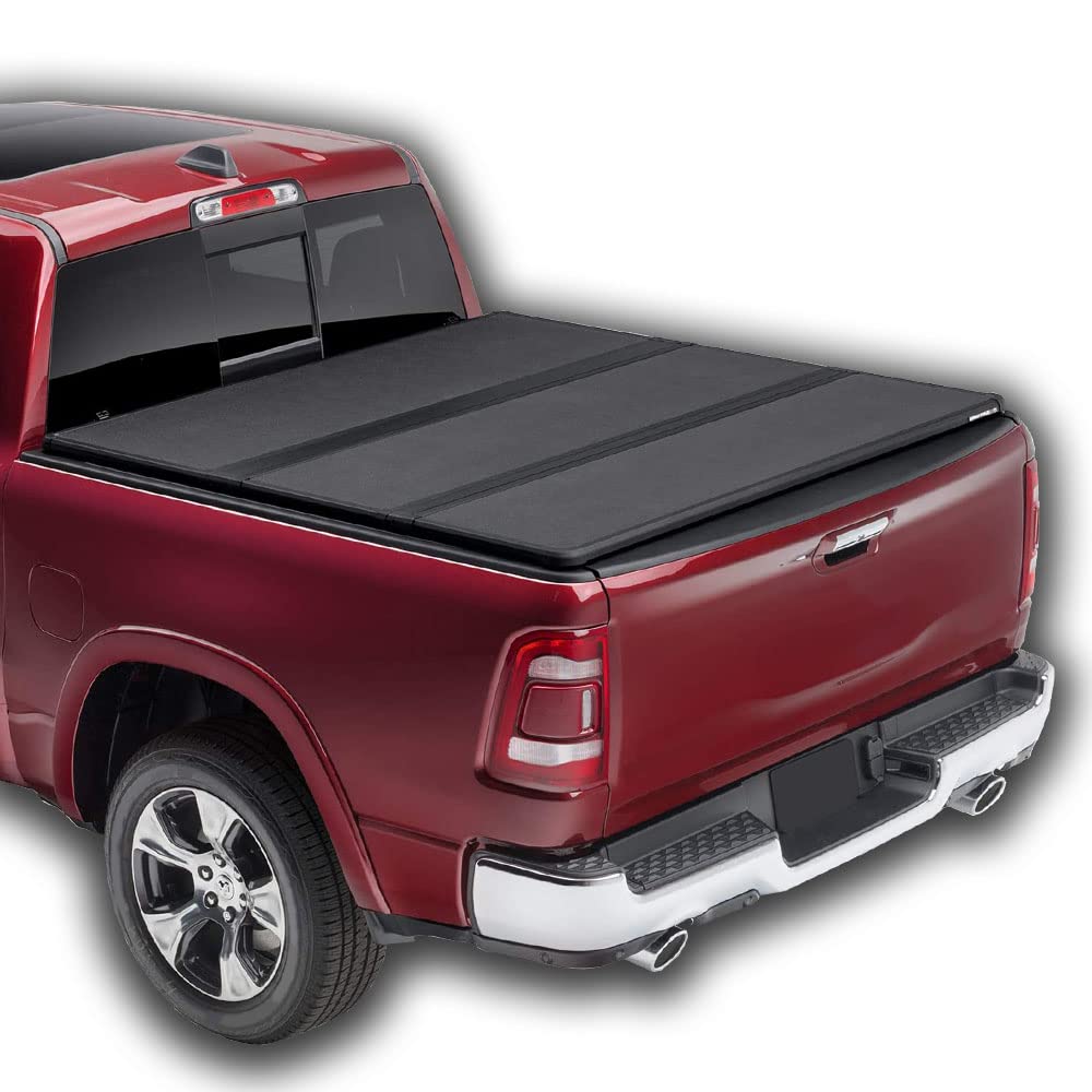 G-PLUS T3 Tri-Fold Hard Lock 6.5Ft Truck Tonneau Cover Replacement for Toyota Tundra 2014-2021 | 6'5" Standard Short Bed