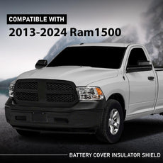 G-PLUS Battery Cover Shield for Dodge Ram 1500 2013-2024 Black Front View