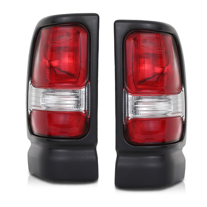 G-PLUS Tail Lights Compatible with Dodge Ram 1500 1994-2001/Fit Dodge Ram 2500 3500 1994-2002,55055264AC CH2801122 Driver & Passenger Luces Traseras, Faros Traseros Rear Brake Lamps Assembly