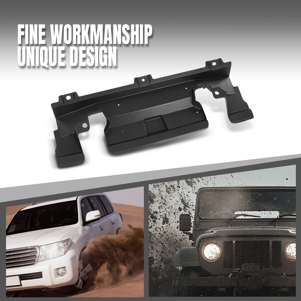 G-PLUS Valance Front Lower Compatible with Toyota 4Runner 2014-2023 with Chrome Trim 5212935040, TO1091101 Black