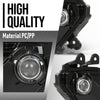 G-PLUS LED Fog Light Pair Right Passenger & Left Driver Compatible with LX GX460 2014-2023 8122060110, 8121060190 Black