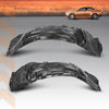 G-PLUS Front Left & Right Side Fender Liner Set Compatible with Lancer 2008-2015 2 PCS Black