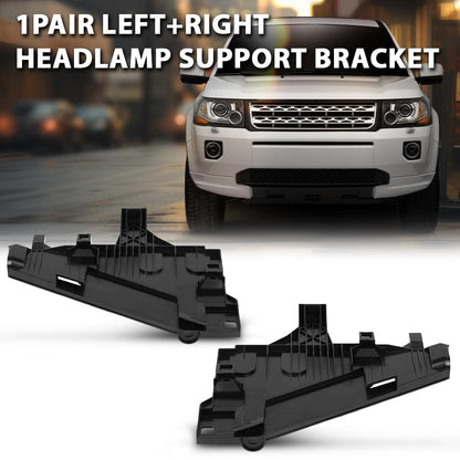 G-PLUS Headlight Support Bracket Left+Right Pair Compatible with Land Rover Freelander 2 2006-2014