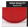 G-PLUS Rear Driver or Passenger Side Bumper Reflector Compatible with Toyota Corolla (submodel: Base, CE, LE, S, XLE, XRS) 2009-2010,Fit Toyota Sienna SE (Premium) 2011-2020 8191002040