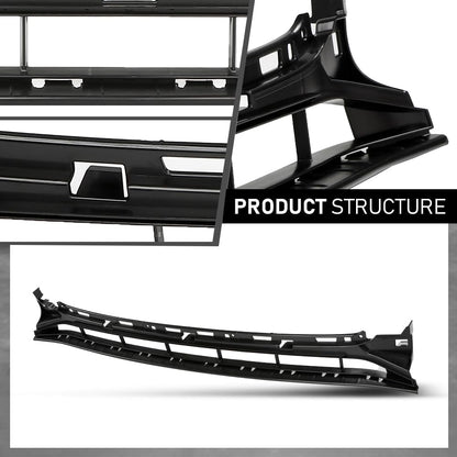 G-PLUS Front Bumper Lower Grille Insert Trim Compatible with Audi A7 & S7 2016-2018 4G8807683D9B9