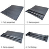 G-PLUS Lock & Soft Four Fold Truck Tonneau Cover Compatible with 2015 2016 2017 2018 2019 2020 Ford F150 with 6.5 Feet 6.5' / 78 Inch Bed Only