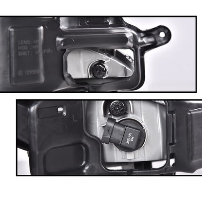 G-PLUS Front Bumper Fog Lights, Front Right Left Bumper Fog Lamp & Bezels 2pcs Compatible with 2011 2012 2013 Kia Optima 922012T010 922022T010 865512T000 865522T000