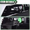 G-PLUS Headlights Fit Chevy Colorado/GMC Canyon 2004-2012,Fit Isuzu i-280 i-350 2006/i-290 i-370 2007-2008 Headlamps Clear Lens Chrome Housing Clear Reflector,faros delanteros Assembly