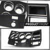 G-PLUS Dash Instrument Bezel w/Wiper Switch Hole Storage Box Compatible with 1981-1983 Chevy GMC Truck Blazer Suburban Black 14023004