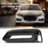 G-PLUS Front Bumper Fog Lamp Bezel Light Cover Left Driver Compatible with Honda Accord Sedan 2018-2020 Black