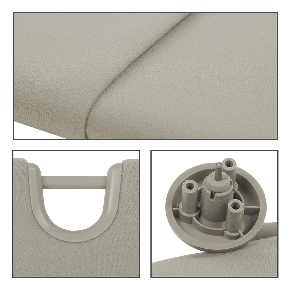 G-PLUS Beige Left Side Sun Visor Compatible with 2002-2009 Dodge Ram 1500 2500 3500