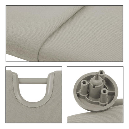 G-PLUS Beige Left Side Sun Visor Compatible with 2002-2009 Dodge Ram 1500 2500 3500
