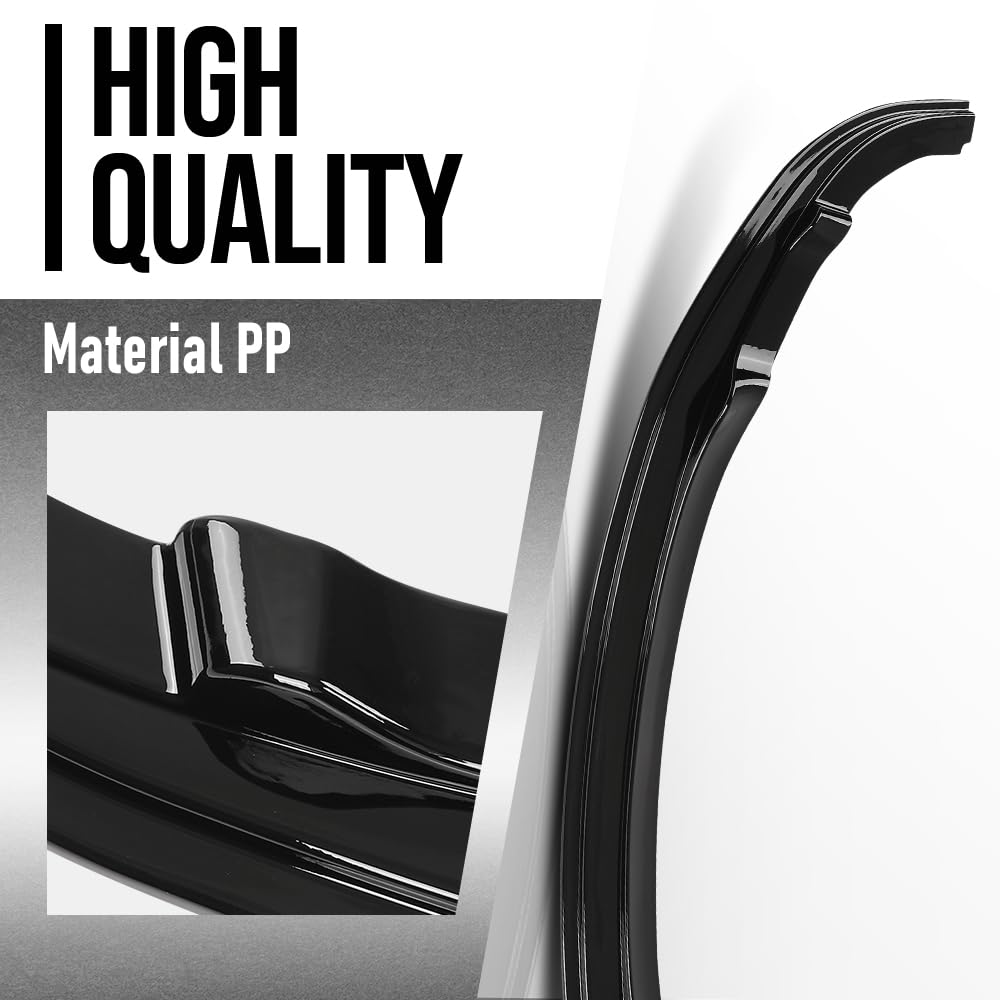 G-PLUS Front Bumper Lip Splitter Spoiler Compatible with BMW 3 Series E92 Coupe, E93 Convertible M Performance Sport Bumper Models 2010-2014 Front Bumper Lip Splitter Gloss Black