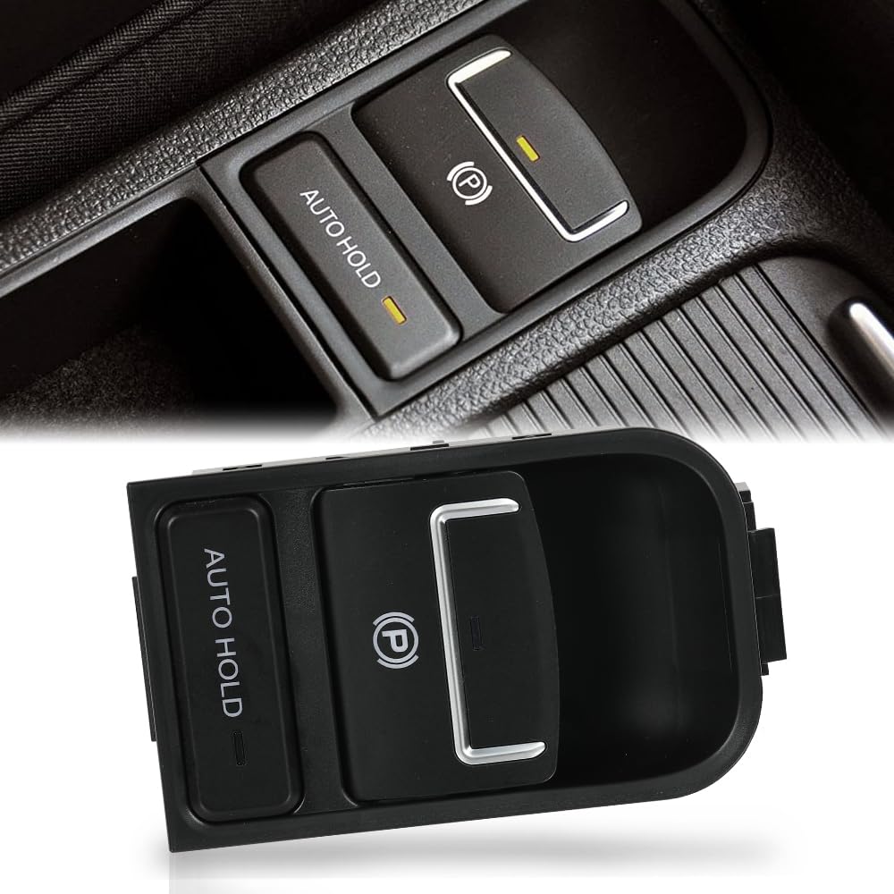 G-PLUS Black Parking Brake Automatic Switch Compatible with VW Tiguan 2008-2015/VW Sharan 2011-2016/Seat Alhambra 2011-2015 5N0927225A