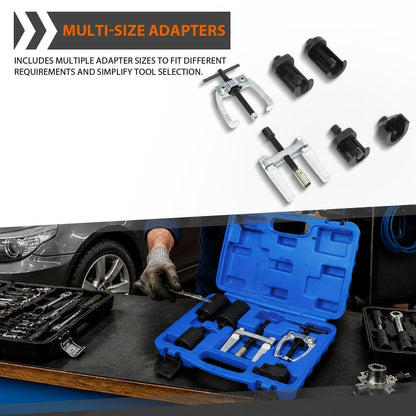 G-PLUS Universal Windshield Wiper Arm Puller Removal Kit DIY Disassemble Tool Fit VW Opel Porsche Honda BMW Audi Ford Benz 6PCS Heavy Duty Tool Set Black