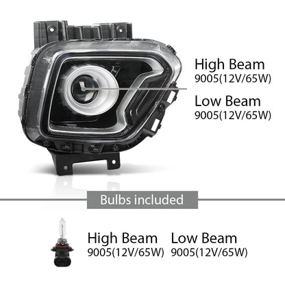 G-PLUS Front Right Headlight Assembly, Compatible with Kia Soul EX Model 2020 2021 2022, Passenger Side, KI2503240