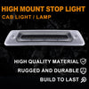 G-PLUS (Clear lens Black Housing LED Third Brake Light Compatible With Ford F150 2009-2014 High Mount Rear 3rd Cargo Tail Lamp