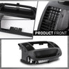 G-PLUS Upper Center Dash Trim Radio Bezel Ac Air Vents Black Compatible with Toyota Camry 2002-2006