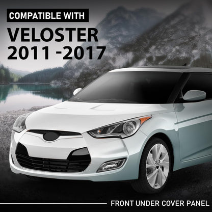 G-PLUS Front Bumper Lower Panel Cover, Compatible with Hyundai Veloster 2011-2017, 291102V000 Black