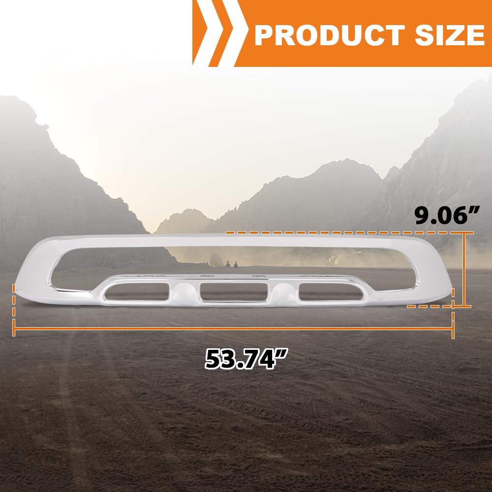 G-PLUS Front Lower Bumper Compatible with Benz GLC 2019 2020 2021 Silver
