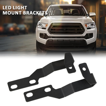 G-PLUS Upper Hood Ditch Cube LED Light Mount Brackets Compatible with Toyota Tacoma 2005-2015