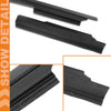 G-PLUS Rocker Panel Covers Compatible with Dodge Ram 1500 2500 Extended Cab 2009-2018 Black