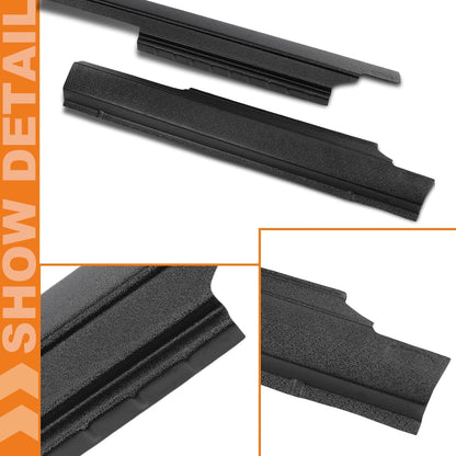 G-PLUS Rocker Panel Covers Compatible with Dodge Ram 1500 2500 Extended Cab 2009-2018 Black