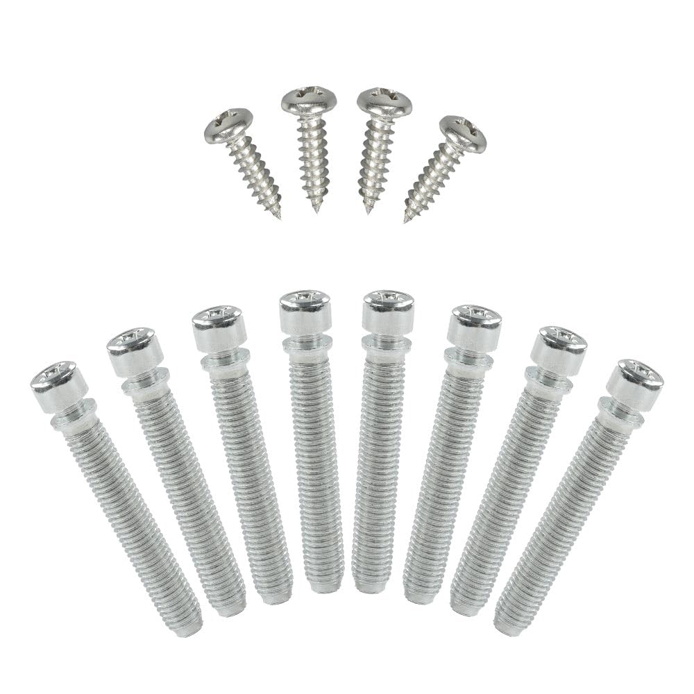 G-PLUS Headlight Adjusters Kit 1-1/2” Screws Springs 8PCS Compatible with Chevy Impala, Biscayne & Belair 1962-1967 Headlight Adjustment Tool