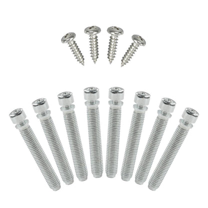 G-PLUS Headlight Adjusters Kit 1-1/2” Screws Springs 8PCS Compatible with Chevy Impala, Biscayne & Belair 1962-1967 Headlight Adjustment Tool
