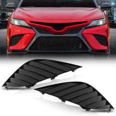 G-PLUS Fog Light Cover Pair for Toyota Camry SE XSE 2018-2020 Side View