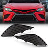 G-PLUS Front Bumper Fog Light Cover Bezel Driver and Passenger Side Compatible with Toyota Camry SE XSE 2018–2020 Fog Lamp Covers 8148106180 8148106170 TO1039211 TO1039210