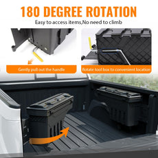 G-PLUS Lockable Storage Box 2PCS for Chevy Silverado GMC Sierra 2007-2018 Product Details