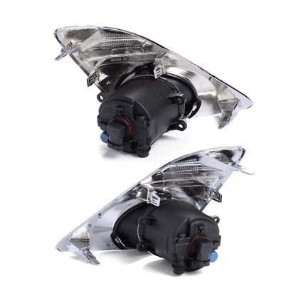 G-PLUS Bumper Fog Lights Assembly Compatible With 2012-2014 Toyota Camry L/LE/XLE(NOT Fit SE Models) W/Chrome Cover & Bulbs Wiring Kit & Switch,A Pair