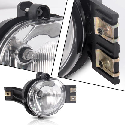 G-PLUS Front Bumper Fog Lights Compatible with Dodge Ram 1500 2002-2008/2003-2009 Ram 2500 3500/2004-2006 Durango Pair+Bulb Driver and Passenger Side Driving Lamps Clear Lens