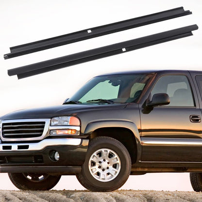 G-PLUS Black Rear Outer Window Sweep Felt Kit Compatible with Chevy Silverado GMC Sierra 1500/2500/3500 2001-2007,Fit Chevy Suburban Avalanche 1500/2500 2002-2006,Fit GMC Yukon 2001-2006 2PCS