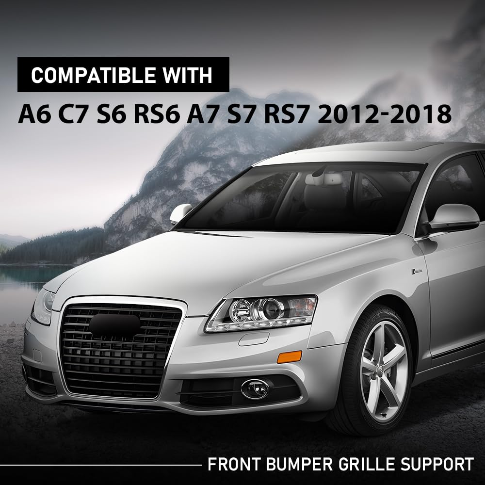 G-PLUS Front Bumper Bracket Holder, Compatible with Audi A6 A6 Quattro S6 RS6 A7 Quattro S7 RS7 2012-2018, 4G0-807-333, 4G0807333
