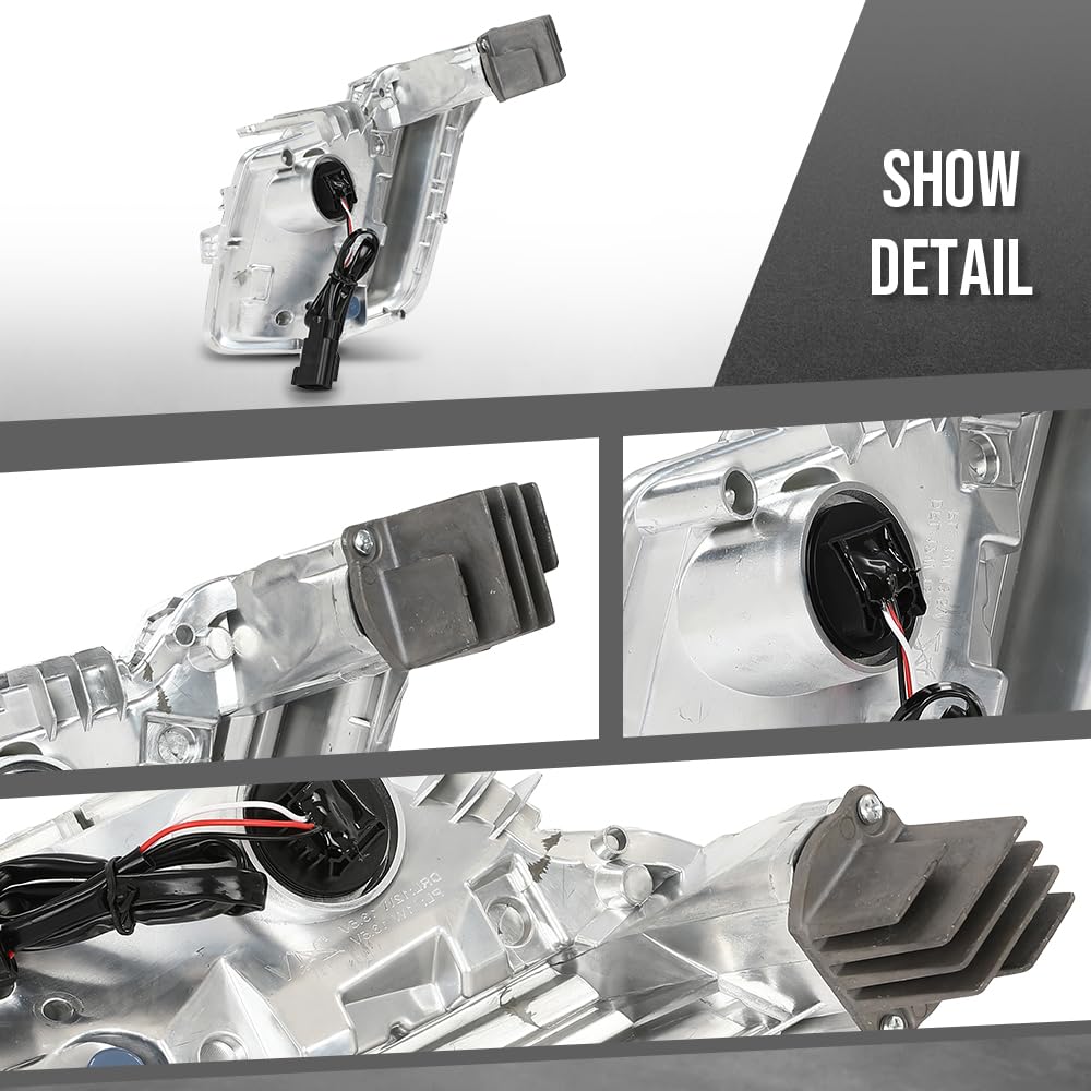 G-PLUS LED Fog Light Lamp Driving Light Passenger Right Side Compatible with Volvo XC60 2014-2018 31364331 White