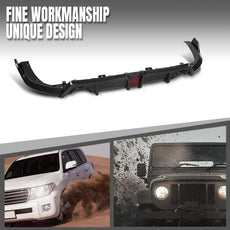 G-PLUS Rear Lip Diffuser for Honda Civic 2016-2021 Carbon Fiber Black Product Features