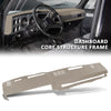 G-PLUS TPE Dash Cover Dashboard Panel Compatible with GMC Chevy Full Size Pickup 1981-1987,Fit GMC Chevy SUV 1981-1991 Beige