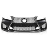 G-PLUS Front Bumper Set 6Pcs Compatible with 2013-2015 LX GS GS350 GS450 Conversion to 16+ GS F, (1 Front Bumper+1 Center Grille+2 Fog Lamp Frame+ 1 License Plate + 1 Small Bracket))