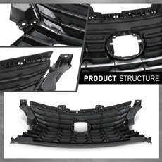 G-PLUS Bumper Grille for Lexus LX RX350 2016-2018 RX450H 2016-2019 RX350L 2018 Gray Product Features
